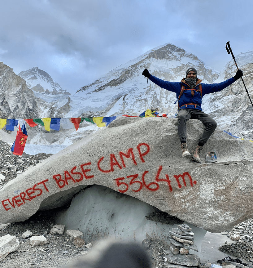 Climbing Mt. Everest